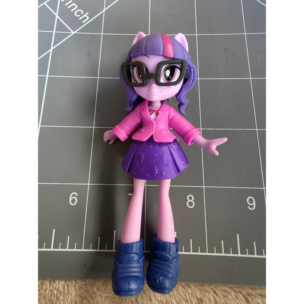 My Little Pony Equestria Girls Twilight Sparkle Minis Doll Figure Glasses Pink